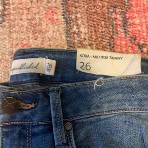 “Unpublished” Skinny Jeans: Kora Mid-Rise Skinny